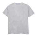 Heather Grey - Back - Super Mario Childrens-Kids Rawr Bowser T-Shirt