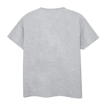 Heather Grey - Back - Super Mario Childrens-Kids Rawr Bowser T-Shirt