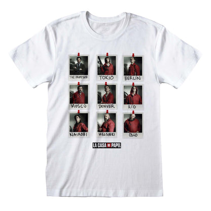 White - Front - Money Heist Unisex Adult Mask T-Shirt