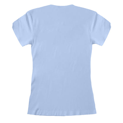 Sky Blue - Back - Animal Crossing Womens-Ladies Timmy & Tommy Fitted T-Shirt