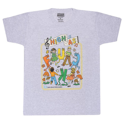 Heather Grey - Front - Steven Rhodes Unisex Adult Hi As F T-Shirt
