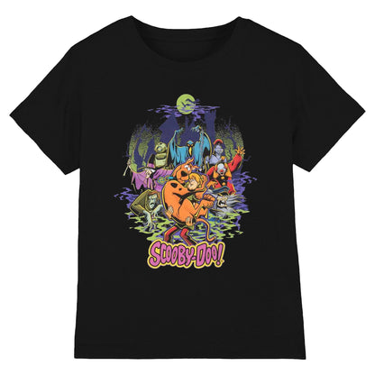Black - Front - Scooby Doo Unisex Adult Villains Characters T-Shirt