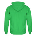 Green - Back - Super Mario Childrens-Kids Luigi Badge Hoodie