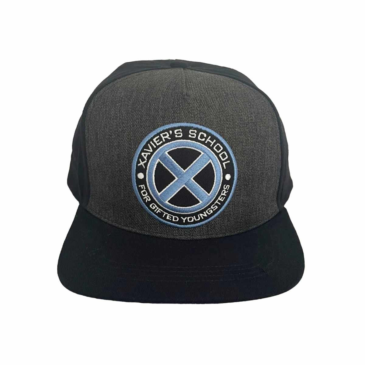 Grey - Front - Marvel Comics Unisex Adult X-Men - Xavier Logo Snapback Cap