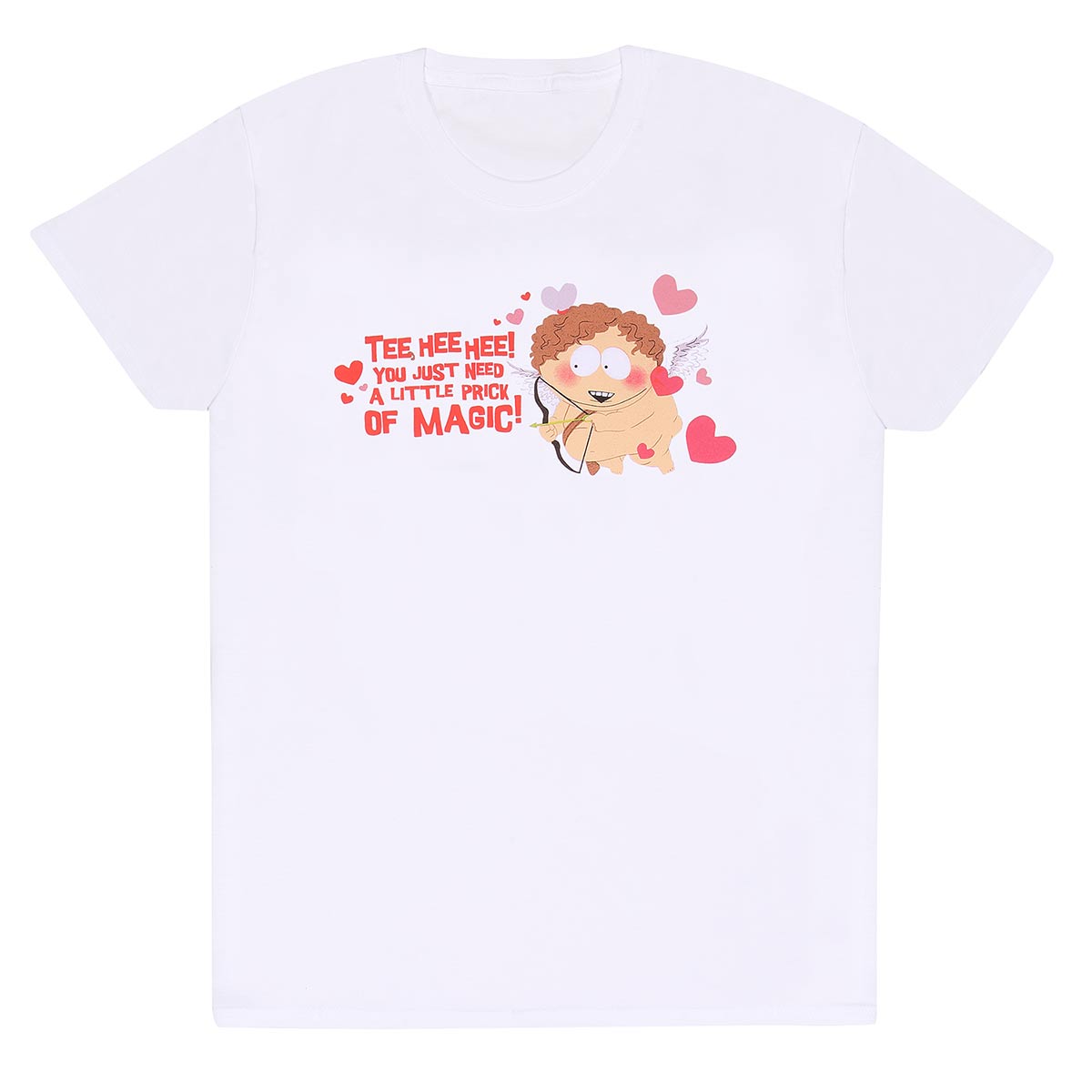 White - Front - South Park Unisex Adult Little Prick T-Shirt