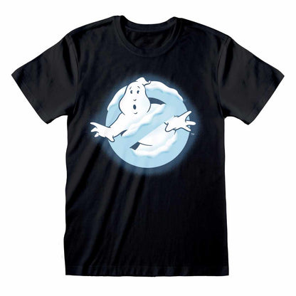 Black - Front - Ghostbusters Unisex Adult Frozen Logo T-Shirt