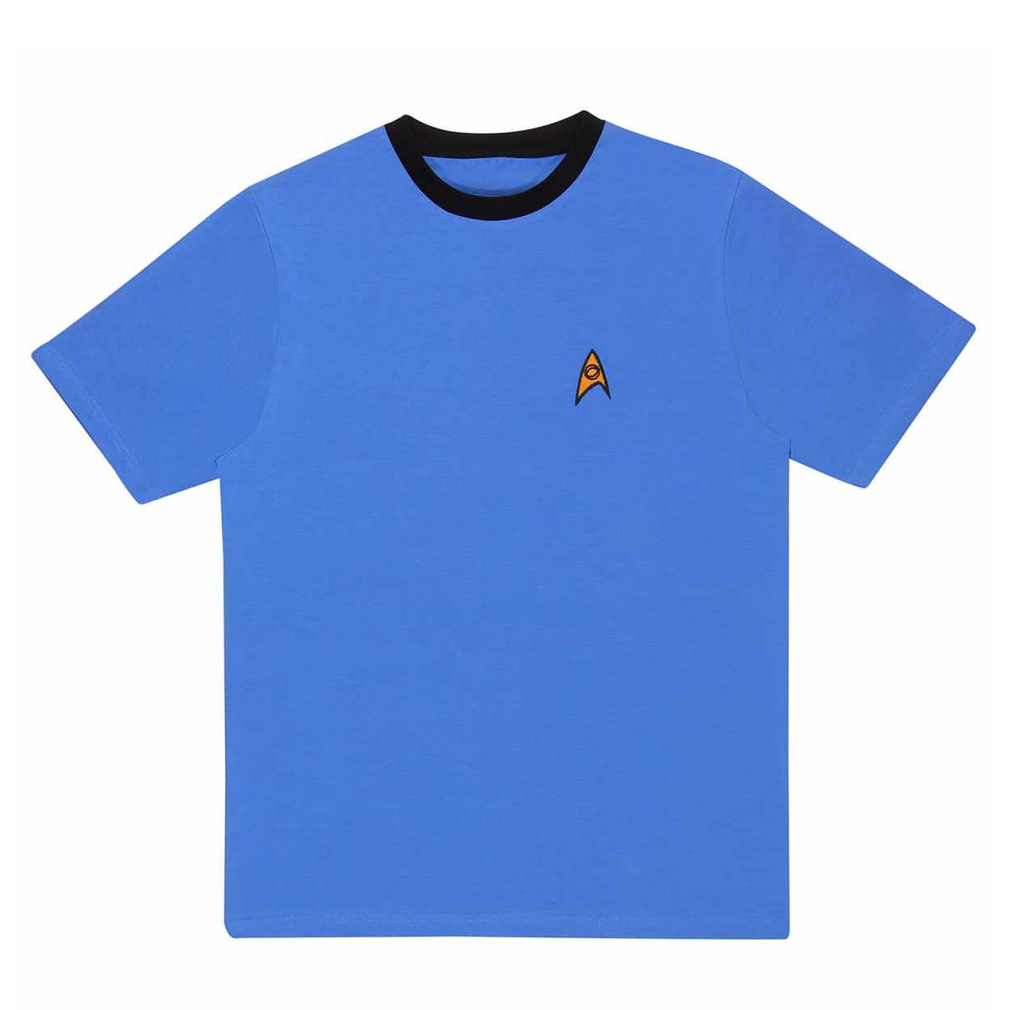 Blue - Front - Star Trek Unisex Adult Science Uniform T-Shirt
