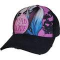 Black-Pink - Front - Harley Quinn Unisex Adult Mad Love Baseball Cap