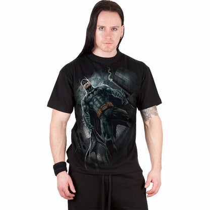 Black - Side - Spiral Direct Unisex Adult Call Of The Knight Batman T-Shirt