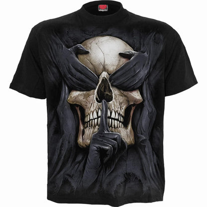 Black - Front - Spiral Direct Unisex Adult See No Evil Short-Sleeved T-Shirt
