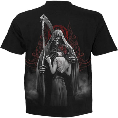 Black - Back - Spiral Direct Unisex Adult Dead Kiss T-Shirt