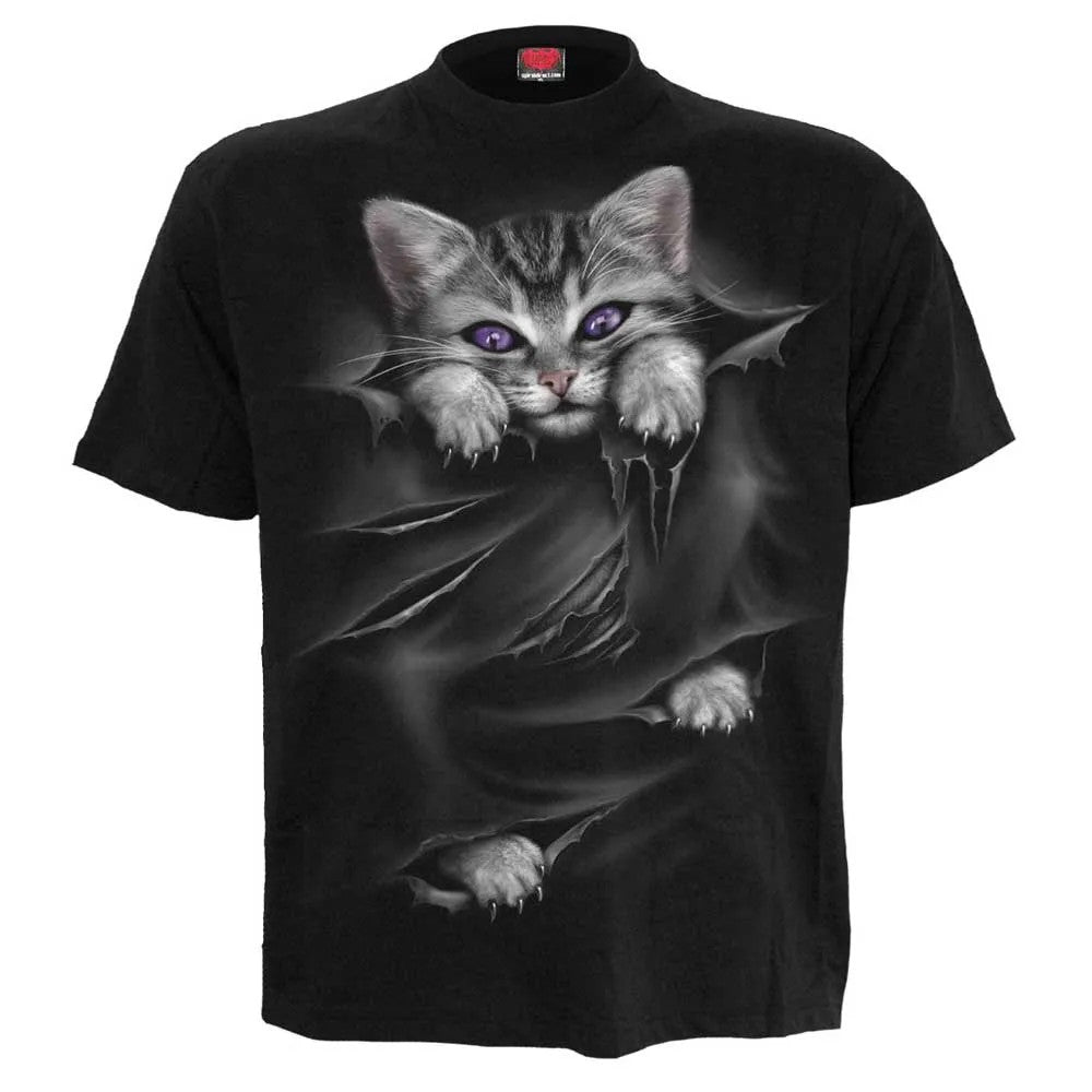 Black - Front - Spiral Direct Unisex Adult Bright Eyes T-Shirt