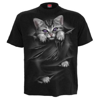 Black - Front - Spiral Direct Unisex Adult Bright Eyes T-Shirt