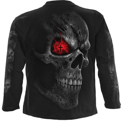 Black - Back - Spiral Direct Unisex Adult Death Stare Long-Sleeved T-Shirt