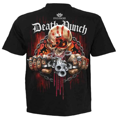 Black - Back - Spiral Direct Unisex Adult Five Finger Death Punch T-Shirt