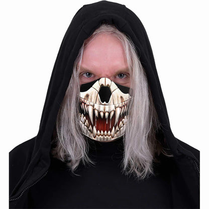 Black - Side - Spiral Direct Rock Jaw Face Mask