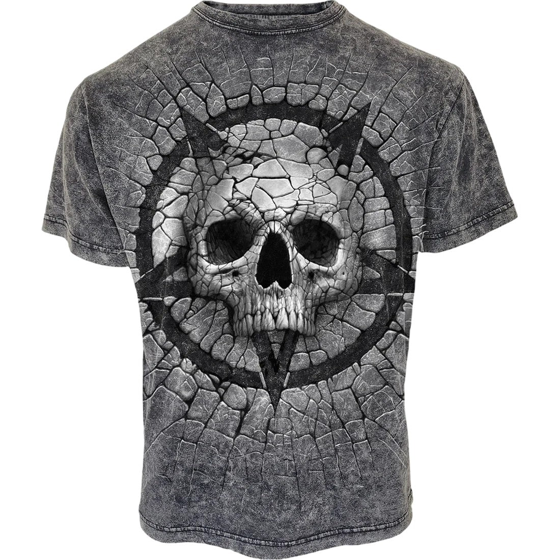 Black - Front - Spiral Direct Unisex Adult Cracking Up T-Shirt