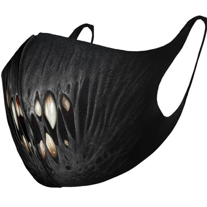 Black - Front - Spiral Direct First Bite Face Mask
