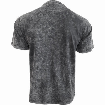Black - Back - Spiral Direct Unisex Adult Acid Skull T-Shirt