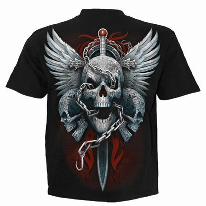 Black - Back - Spiral Direct Unisex Adult Enchained Soul T-Shirt
