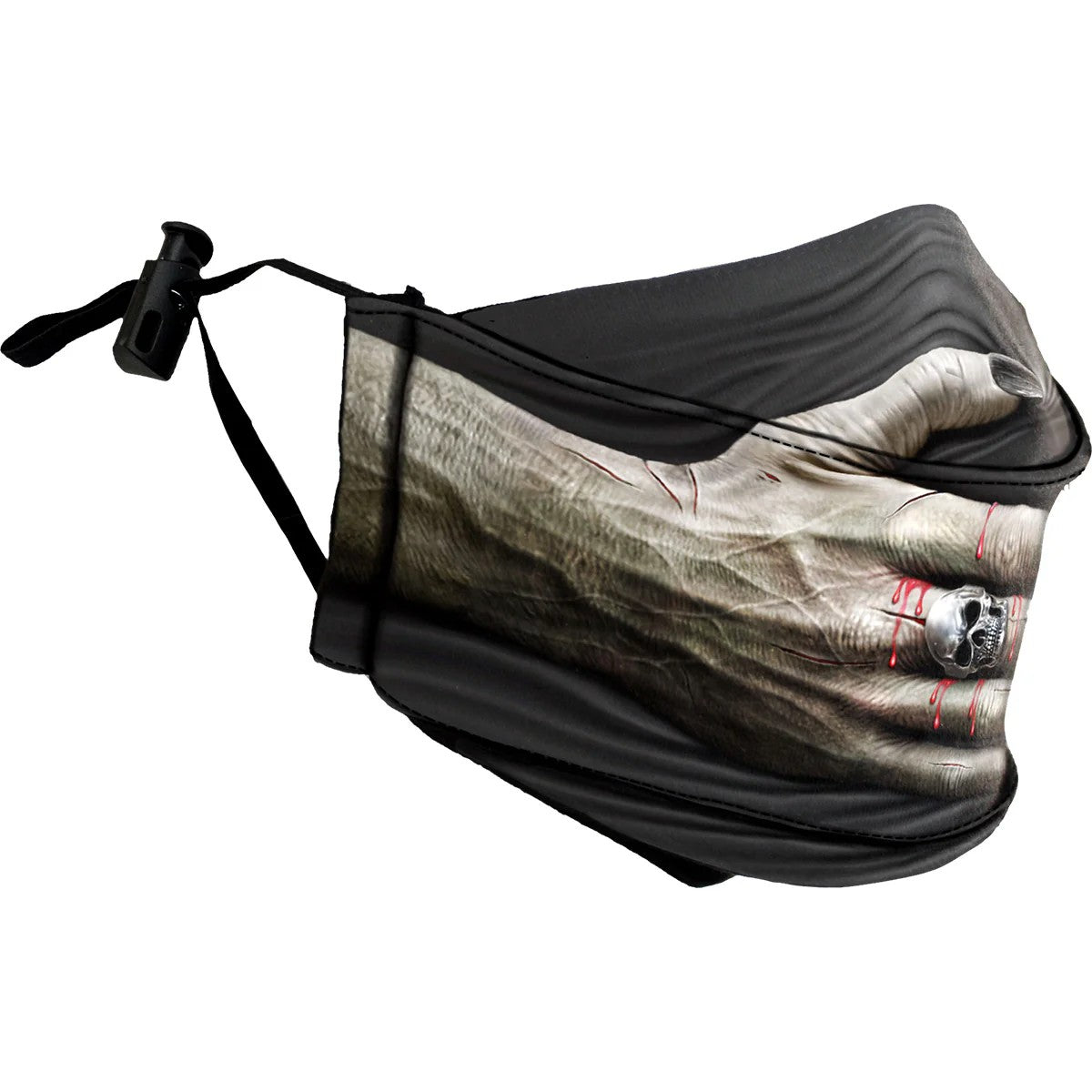 Black - Back - Spiral Direct Speechless Face Mask