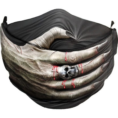 Black - Front - Spiral Direct Speechless Face Mask
