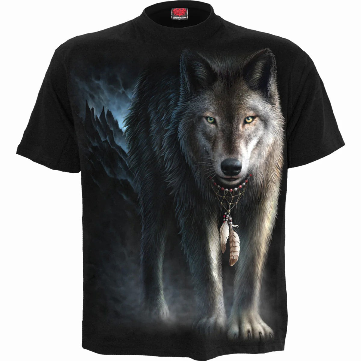 Black - Front - Spiral Direct Unisex Adult From Darkness Short-Sleeved T-Shirt