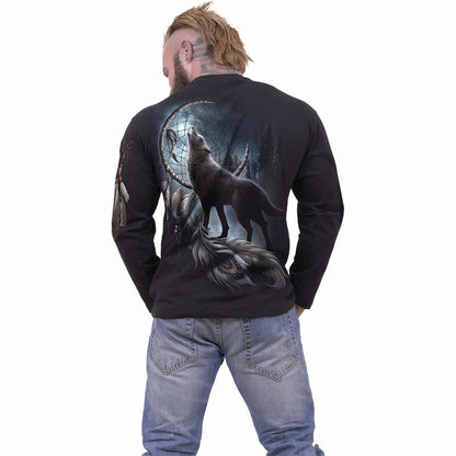 Black - Side - Spiral Direct Unisex Adult From Darkness Long-Sleeved T-Shirt