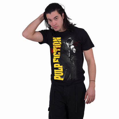 Black - Back - Spiral Direct Unisex Adult Dance Pulp Fiction T-Shirt