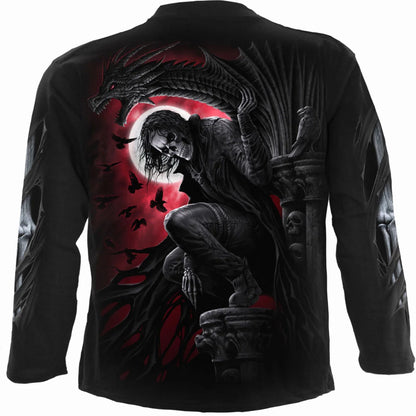 Black - Back - Spiral Direct Unisex Adult Night Stalker Long-Sleeved T-Shirt