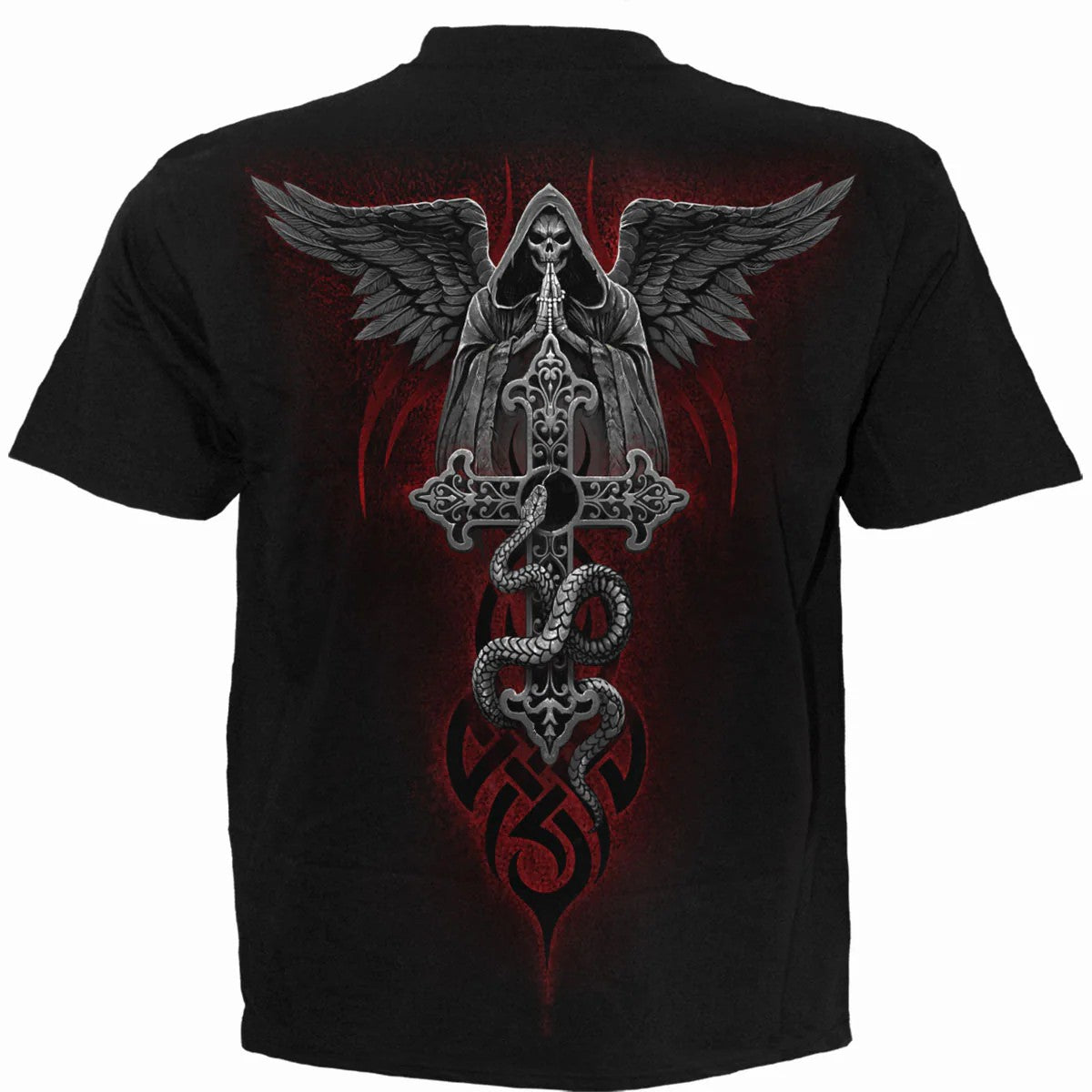 Black - Back - Spiral Direct Unisex Adult The Dead T-Shirt