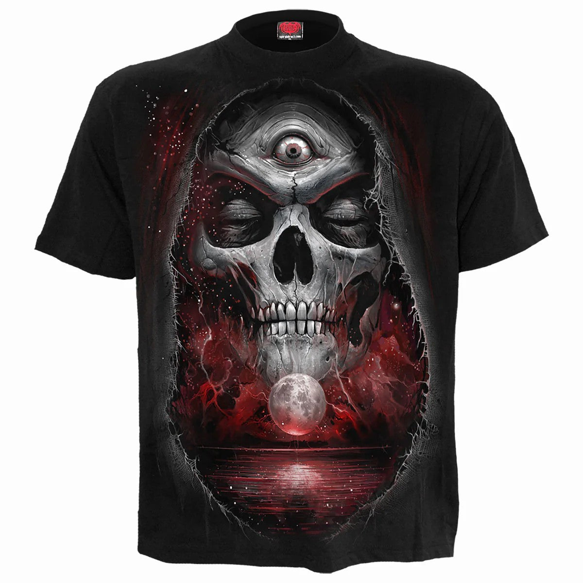 Black - Front - Spiral Direct Unisex Adult Third Eye Awakening T-Shirt