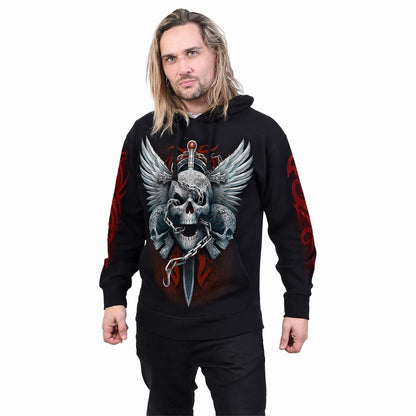 Black - Side - Spiral Direct Unisex Adult Enchained Soul Hoodie