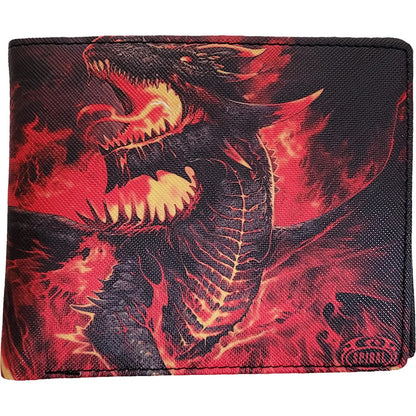 Black - Front - Spiral Direct Draconis RFID Blocking Wallet