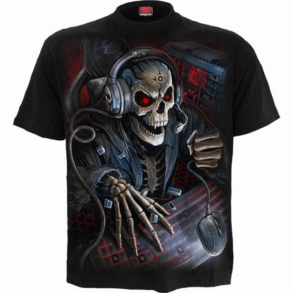Black - Front - Spiral Direct Unisex Adult PC Gamer T-Shirt