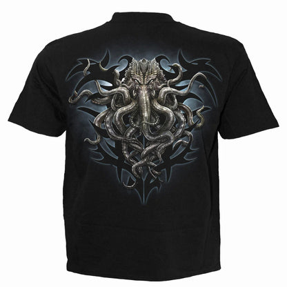 Black - Back - Spiral Direct Childrens-Kids Cthulhu Short-Sleeved T-Shirt
