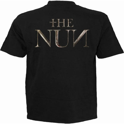 Black - Back - The Nun Unisex Adult Skull Illusion T-Shirt