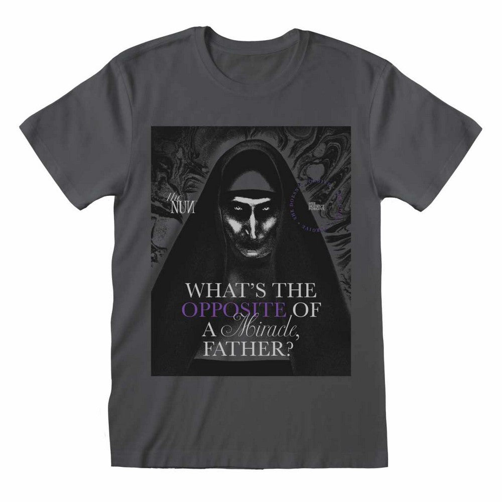 Charcoal - Front - The Nun Unisex Adult T-Shirt