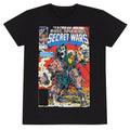 Black - Front - Marvel Universe Unisex Adult Secret Wars T-Shirt
