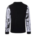 White-Black - Back - Junji-Ito Unisex Adult Smile Patterns Knitted Jumper