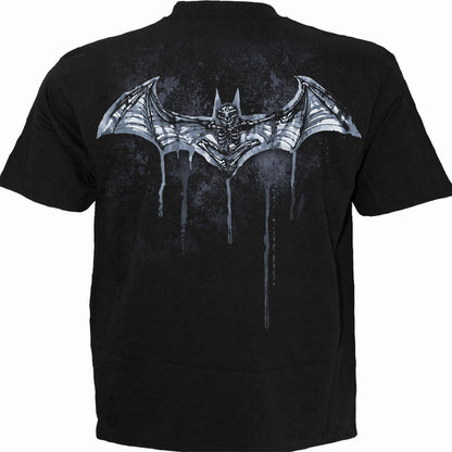 Black - Back - Spiral Direct Unisex Adult Nocturnal Batman T-Shirt