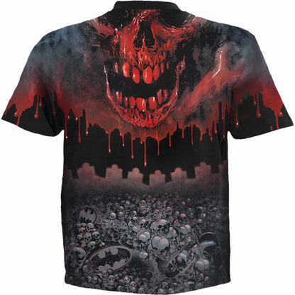 Black - Back - Spiral Direct Unisex Adult Asylum Wrap Batman All-Over Print T-Shirt