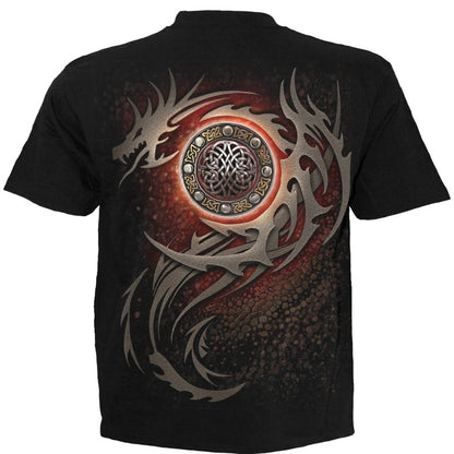 Black - Back - Spiral Direct Unisex Adult Dragon Eye Short-Sleeved T-Shirt