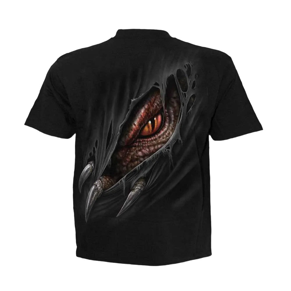Black - Back - Spiral Direct Childrens-Kids Breaking Out Short-Sleeved T-Shirt
