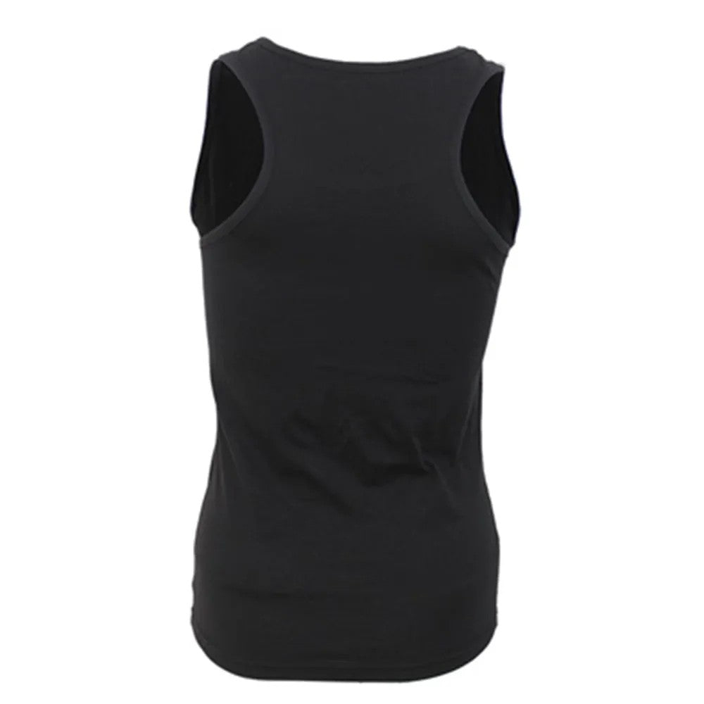 Black - Back - Spiral Direct Womens-Ladies Urban Fashion Razor Back Sleeveless Tank Top