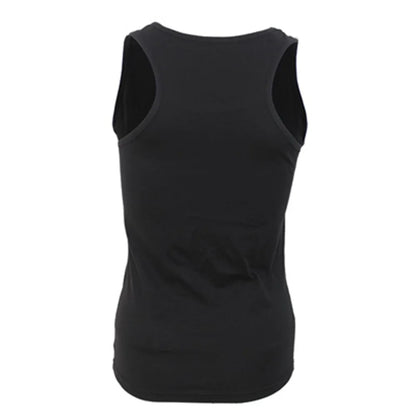 Black - Back - Spiral Direct Womens-Ladies Urban Fashion Razor Back Sleeveless Tank Top