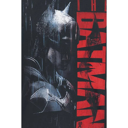 Black - Side - Batman Unisex Adult Raining Vengeance T-Shirt