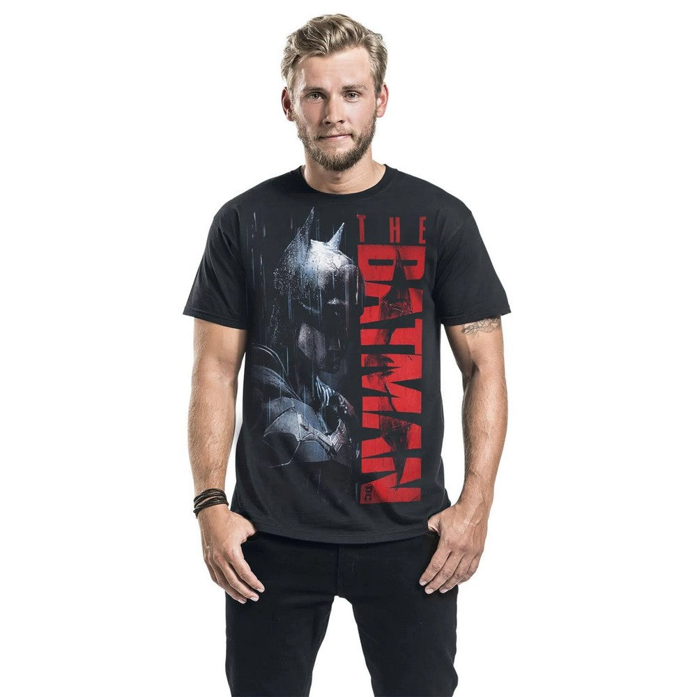 Black - Lifestyle - Batman Unisex Adult Raining Vengeance T-Shirt