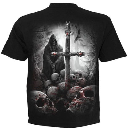 Black - Back - Spiral Direct Unisex Adult Soul Searcher T-Shirt