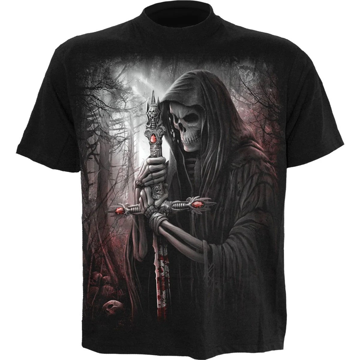 Black - Front - Spiral Direct Unisex Adult Soul Searcher T-Shirt
